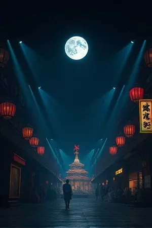 《河流的记忆》竖版海报，晨雾中的河面与两岸村落