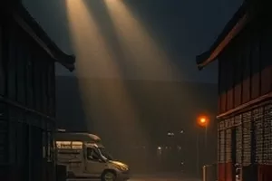《午夜面包房》横版封面，凌晨出炉的面包与暖色灯光